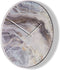 Thomas Kent - Wandklok rond Oyster S - 40cm - Aubergine paars met zilver
