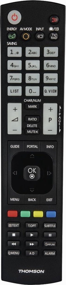 Thomson ROC1128LG - Universele Afstandsbediening - Geschikt voor LG tv