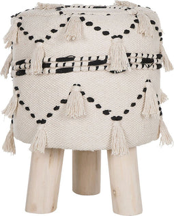 THONDI - Hocker - Beige - Katoen