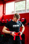 Thor Athletics Lifting Belt - Powerlift Riem - Fast Clip Sluiting - Lever Belt - Krachttraining Accessoires - Rood - Maat (S)