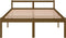 vidaXL - Seniorenbed - massief - grenenhout - honingbruin - 140x200 - cm