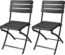 ERRO Klapstoel - Bistrostoel - houtlook - 2 stuks