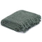 vidaXL - Plaid - 220x250 - cm - katoen - donkergroen