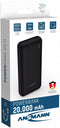 Ansmann PB212 - Powerbank 20000 mAh - 2 USB-poorten - Zwart