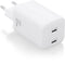Aisens ASCH-65W2P039-W - Oplader - 65W 2x USB-C Power Delivery 3.0 - Wit
