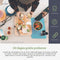 Sophie Nordinn® Vaxjo - Placemats Kunststof - Flexibel en Antislip - Lichtblauw (set van 4)