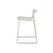 Throne Barhocker Metall stapelbar – Beige - SÄTZE VON 4
