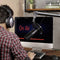 Thronmax M2P-B Statief USB-studiomicrofoon Zendmethode:Kabelgebonden Voet, Incl. kabel