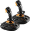 Thrustmaster T.16000M FCS SPACE SIM DUO Joystick - PC - twee T.16000M FCS joysticks om tegelijkertijd met de linker- en de rechterhand te kunnen gamen - H.E.A.R.T Technology met magnetische sensors - in totaal 32 actieknoppen (16 op elke joystick)