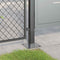 vidaXL - Paonderstellen - vierkant - 4 - st - gepoedercoat - staal - antraciet