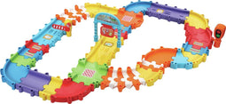 VTech Toet Toet Auto's Wegdelen Combi Deluxe Speelset - Educatief Babyspeelgoed - 29 wegdelen en 14 roteerbare wegdelen