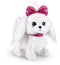 PETS ALIVE Lil' Paw Paw - Knuffelbare Maltezer - Blaft en loopt - Roze strik