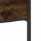 vidaXL - Bedframe - zonder - matras - hout - gerookt - eikenkleurig - 140x190 - cm
