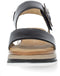 Gabor 62.744.57 - Sandalen - Chunky plateauzool - Zwart