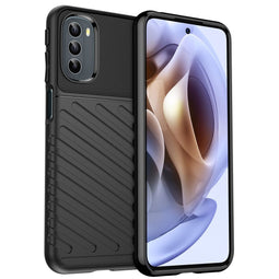 Thunder Backcover voor de Motorola Moto G31 / G41 - Zwart