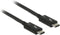 Thunderbolt 3 kabel met Cypress E-Marker chipset - 20 Gbps / zwart - 2 meter