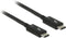 Thunderbolt 3 kabel met Cypress E-Marker chipset - 20 Gbps / zwart - 1,5 meter