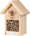 Bijenhuis 16,9 X 22,9 Cm Hout/bamboe Naturel - bijen - insecten - Esschert Design
