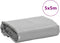 vidaXL - Dekzeil - 650 - g/m² - 5x5 - m - grijs