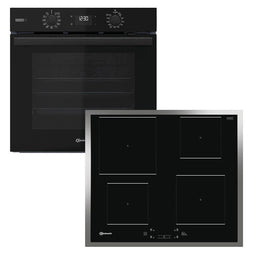 Bauknecht BAKO 780 Steam - Inbouw Oven- en Kookplaatset - Stoomfunctie Pyrolyse A+ - Zwart