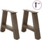 vidaXL - Salontafelpoten - 2 - st - A-vormig - 40x(30-31) - cm - staal