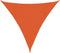 vidaXL - Zonnezeil - 160 - g/m² - 4x4x4 - m - HDPE - oranje