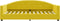vidaXL - Slaapbank - 90x200 - cm - fluweel - geel