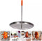 Verticale BBQ spies, voor kip, gyros. 20 cm, op stabiele voet.