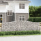 vidaXL - Schanskorven - 6 - st - gewelfd - 400x30x120/140 - cm - ijzer