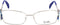 Ladies'Spectacle frame Emilio Pucci EP2151-718 Golden