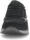 Gabor Dames Sneakers - Lage sneakers - Suède en synthetisch - Zwart