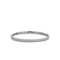TI SENTO Dames Armband - 925 zilver - Zirconia wit - Maat M - 2874ZI