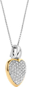 TI SENTO Dames Hanger - 925 zilver - Zirkonia met geel verguld - 6801ZY