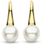 TI SENTO Dames Oorbellen - 925 zilver - Parel met geel verguld - 7937YP