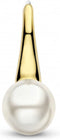 TI SENTO Dames Oorbellen - 925 zilver - Parel met geel verguld - 7937YP