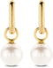 TI SENTO Dames Oorbellen - 925 zilver - Wit parel - 7848PW
