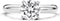 TI SENTO Dames Ring - 925 zilver - Zirconia wit - Maat 19.75 mm / maat 62 - 1464ZI