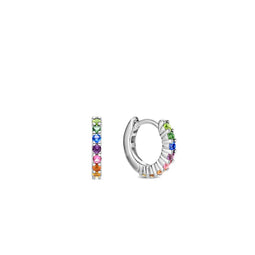 TI SENTO Huggies - 7906MC - Zilveren dames oorbellen