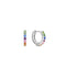 TI SENTO Huggies - 7906MC - Zilveren dames oorbellen