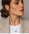 TI SENTO Ketting 3822ZI - Zilveren dames ketting - Maat 48