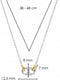 TI SENTO Ketting 3986ZY - Zilveren dames ketting - Maat 42