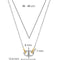 TI SENTO Ketting 3986ZY - Zilveren dames ketting - Maat 42