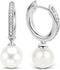 Ti Sento Parel Oorhangers 7696PW - Zilver