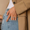 TI SENTO Ring 12056ZI - Zilveren dames ring - Maat 56