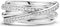 TI SENTO Ring 12056ZI - Zilveren dames ring - Maat 56