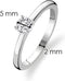 TI SENTO Ring 12110ZI - Zilveren dames ring - Maat 52