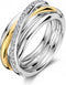 TI SENTO Ring 12318ZY - Zilveren dames ring - Maat 56