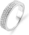TI SENTO Ring 1401ZI - Zilveren dames ring - Maat 54