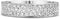 TI SENTO Ring 1401ZI - Zilveren dames ring - Maat 54