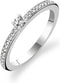 TI SENTO Ring 1869ZI - Zilveren dames ring - Maat 52
